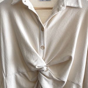 Zara Knotted Front Dress